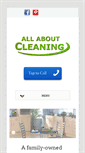 Mobile Screenshot of allaboutcleaninginc.com